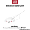 Cover Bonanza Walk Behind Mower Cover, Fits decks up to 25"W 52-259-010401-RT